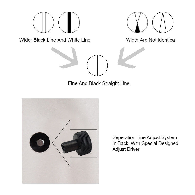 Forensic Comparison Microscope with 2x~240x Magnification LED Illumination and CE Certification for Laboratory Research