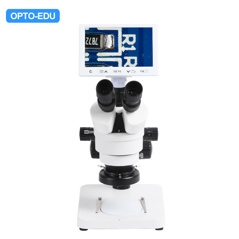 Stereo Usb Portable IPS Screen Hand Held Digital Microscope Dual Lens